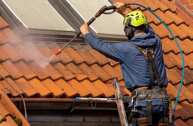 Démoussage et hydrofuge de toiture à Oppède
